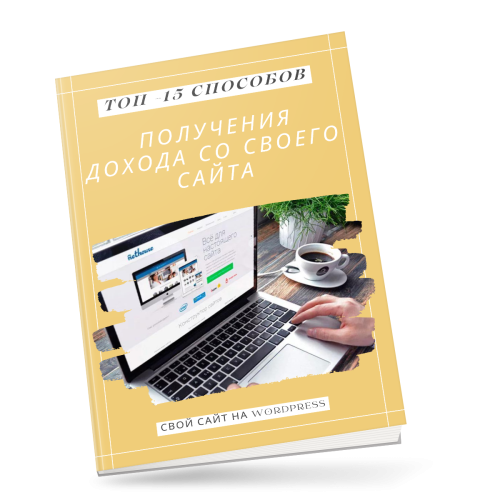 книга желтая - ТОП-15 способов получения дохода со своего сайта